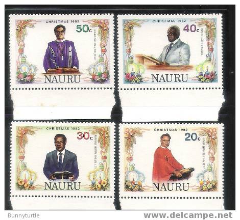 Nauru 1982 Christmas Clergymen MNH - Nauru