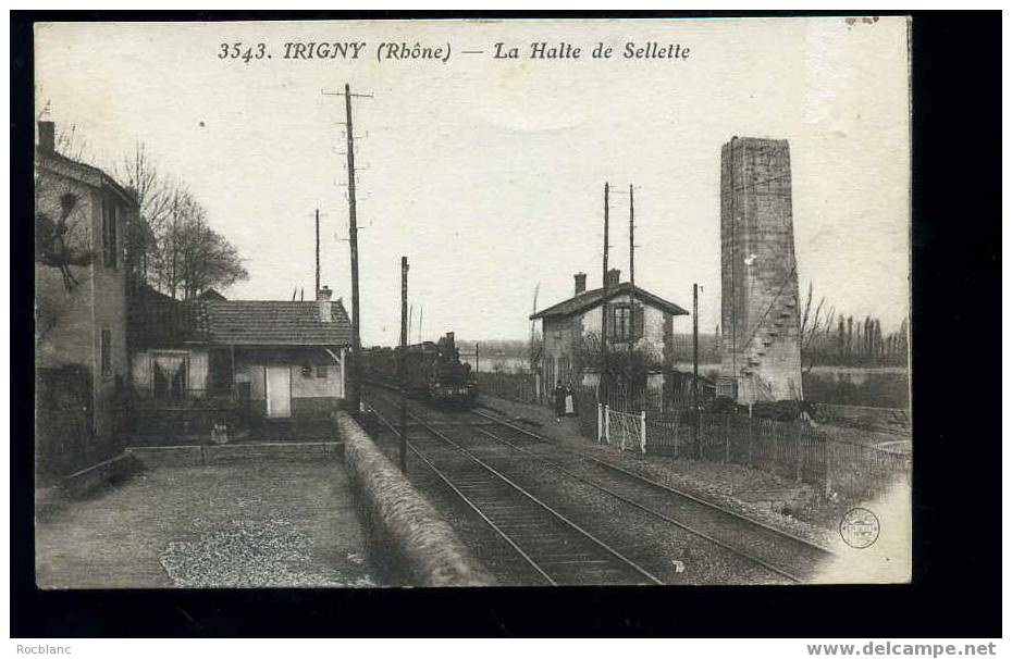 R2/03/7 69  Irigny La Halte De Selette, Gare Avec Train - Altri & Non Classificati