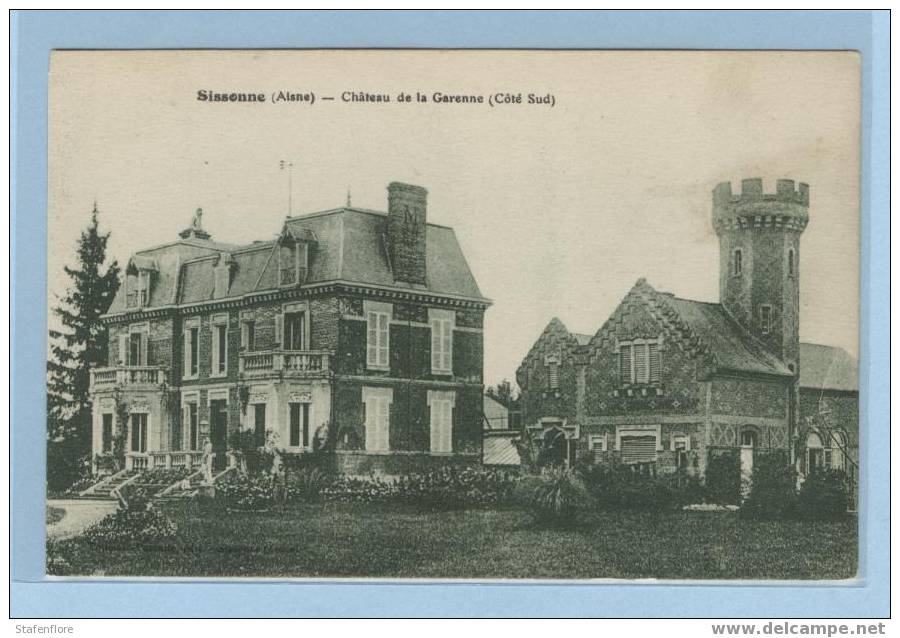 SISSONNE CHATEAU DE LA GERENNE DU COTE SUD - Sissonne