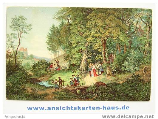 D 4139 - Der Brautzug. Künstlerkarte N. Adrian Ludwig Richter - Richter, Ludwig