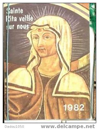 CALENDRIER DE POCHE St Rita 1982 - Autres & Non Classés