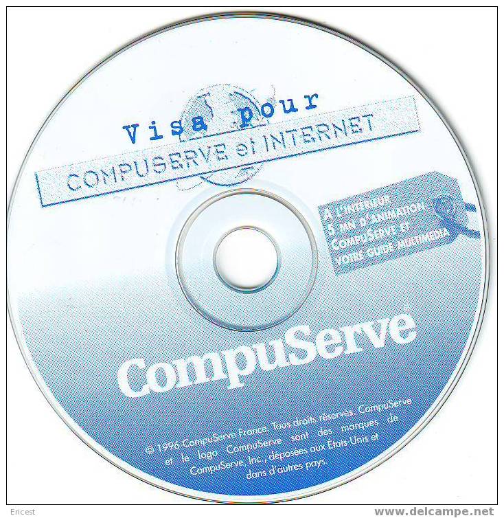 CD SEUL VISA POUR COMPUSERVE - Kit De Conección A Internet