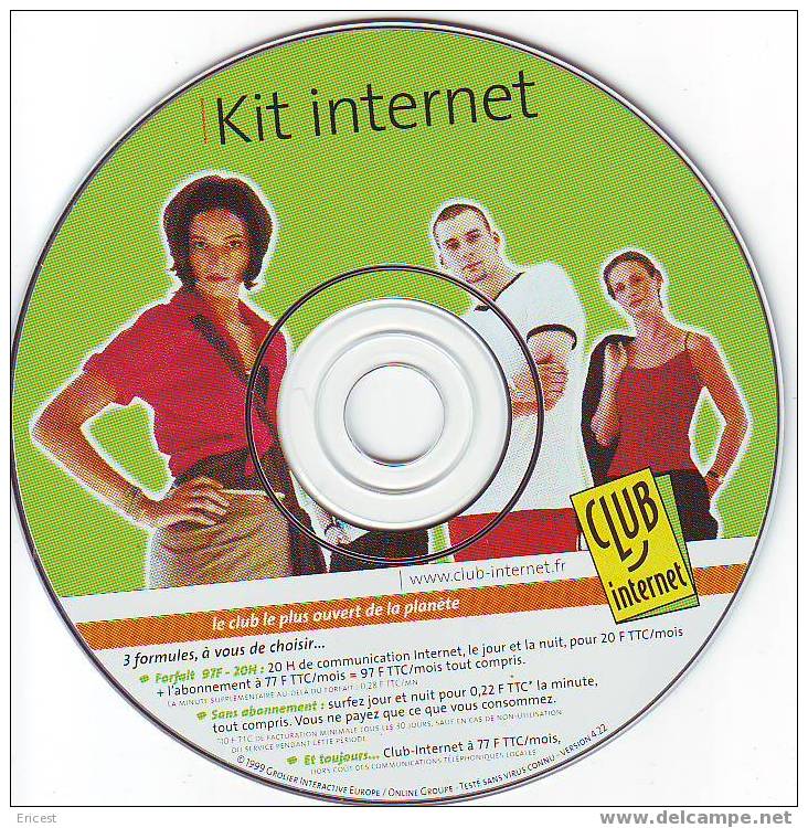 CD SEUL CLUB INTERNET 3 FORMULES - Kit Di Connessione A  Internet