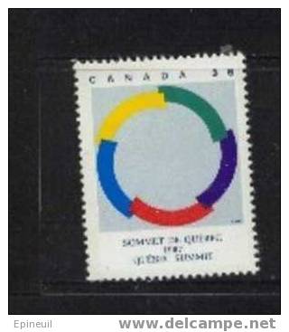 CANADA * 1987  N° 1020  INSTITUTION YT - Unused Stamps