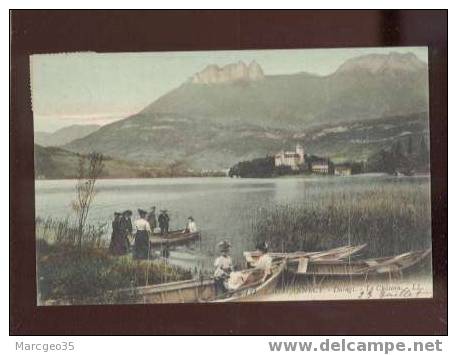 12141 Lac D´annecy Duingt Le Château édit.LL N°121 Couleur Animée Belle Carte - Duingt