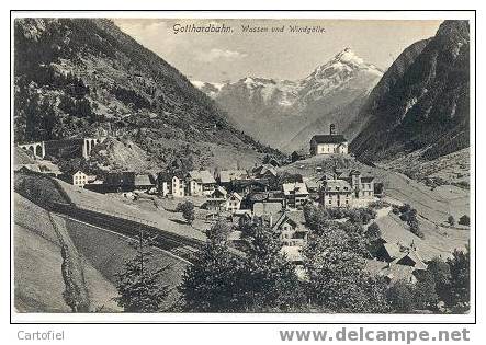 Gotthardbahn Wassen Und Windgälle, Staat: Zonder Postzegel - Wassen