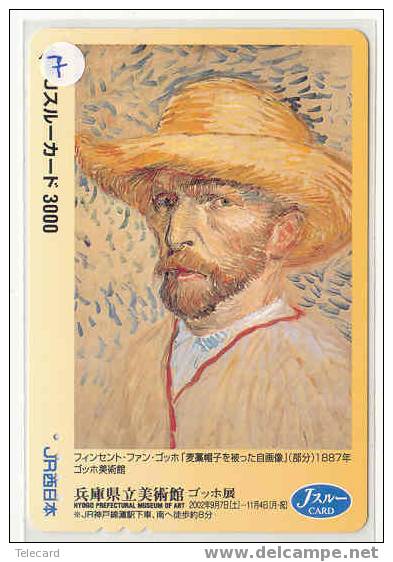 VINCENT VAN GOGH Sur Metrocarte Japan (7) - Pittura