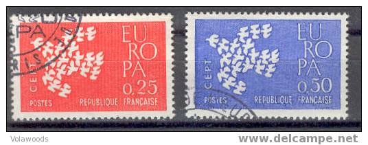 Francia - Serie Completa Usata: Europa CEPT - 1961