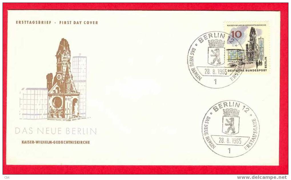 ALLEMAGNE - FDC DAS NEUE BERLIN - Oblitération BERLIN 12 (F17) - Sonstige & Ohne Zuordnung