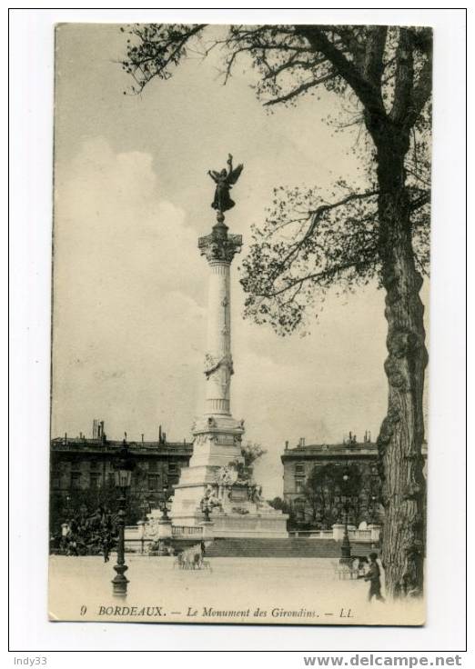 - BORDEAUX . LE MONUMENT DES GIRONDINS - Monuments