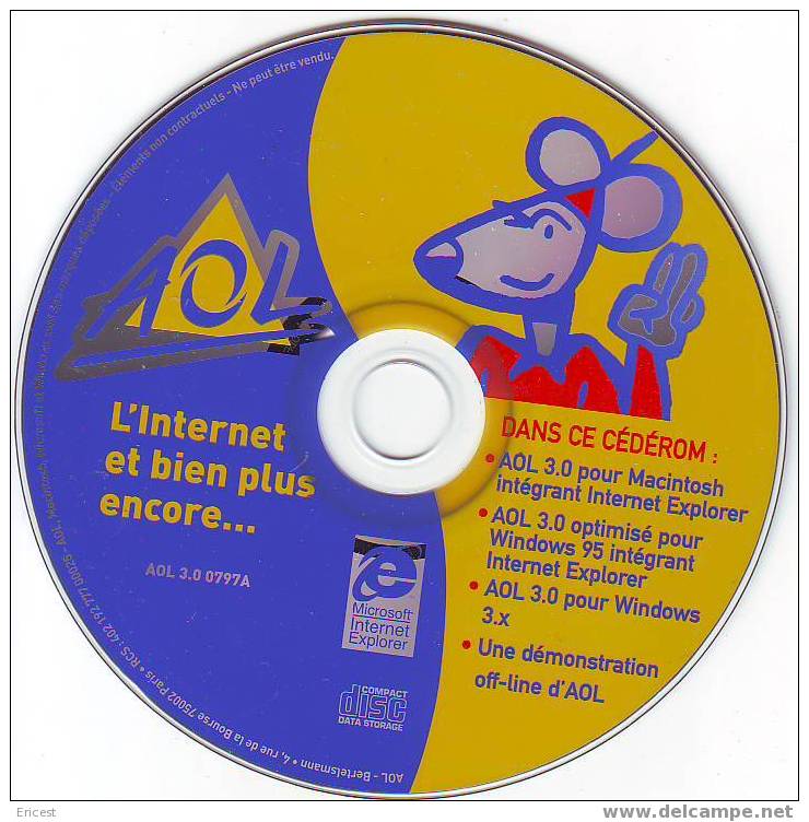 CD SEUL AOL L'INTERNET ET BIEN PLUS ENCORE - Internetaansluiting