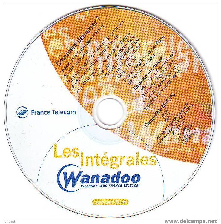 CD SEUL WANADOO LES INTEGRALES - Kits De Connexion Internet