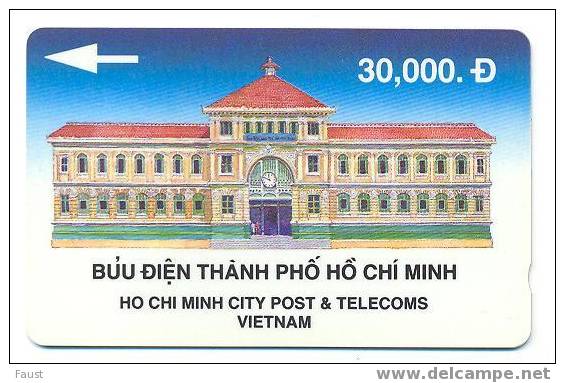 30.000D  Ho Chi Minh Post&Telecom (1VTNA)  Prem. Carte De Viet Nam - Vietnam