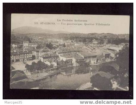 12192 St Girons Vue Panoramique Quartier Villefrance Pas D'édit.n°101 Belle Carte - Saint Girons