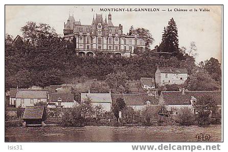 Dép 28 - A31 - Montigny Le Gannelon - Le Château Et La Vallée - état - Montigny-le-Gannelon