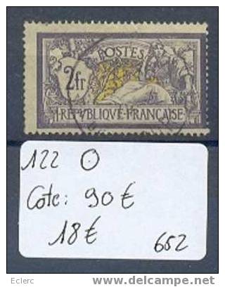FRANCE  No Yvert 122  Oblitéré.      Cote: 90 € - Used Stamps