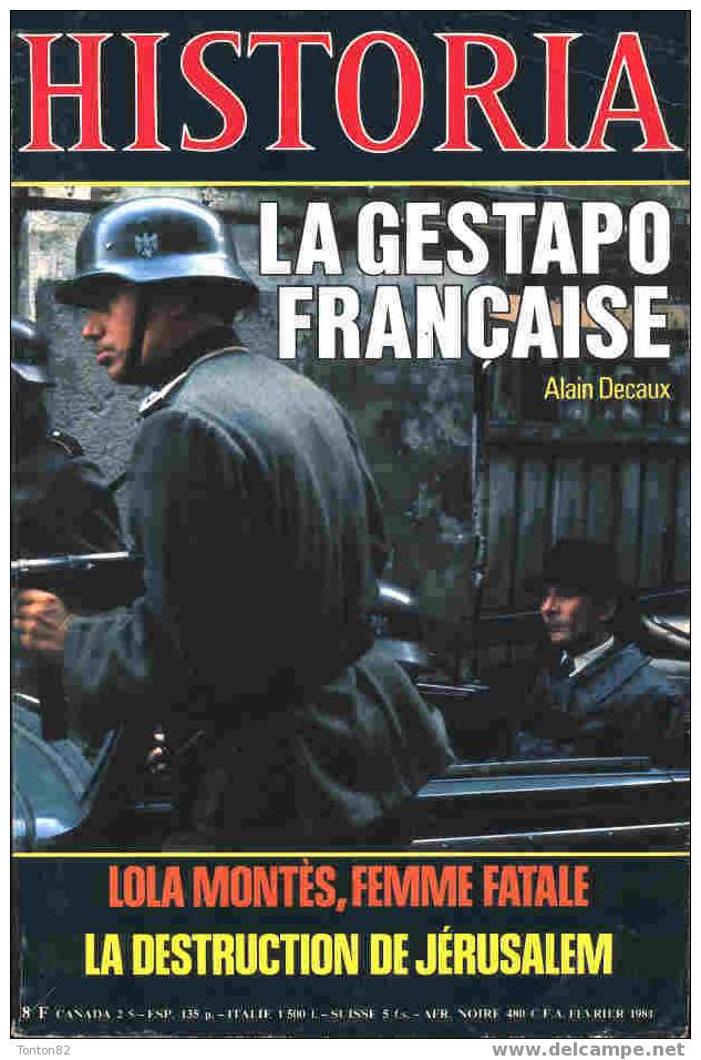 Historia N° 411 - La Gestapo Française - Février 1981 - Histoire