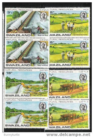 Swaziland 1973 Development Of Natural Resources Block Of 2 MNH - Swaziland (1968-...)