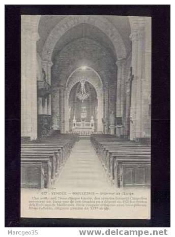 12233 Maillezais Intérieur De L'église édit.poupin N°877 - Maillezais