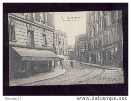 12243 Saint Mandé Rue Jeanne D'arc édit.B.F. N°38 Animée Magasin Boulangerie Librairie - Saint Mande