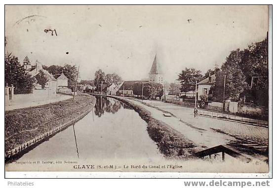 CLAYE   BORD DU CANAL - Claye Souilly