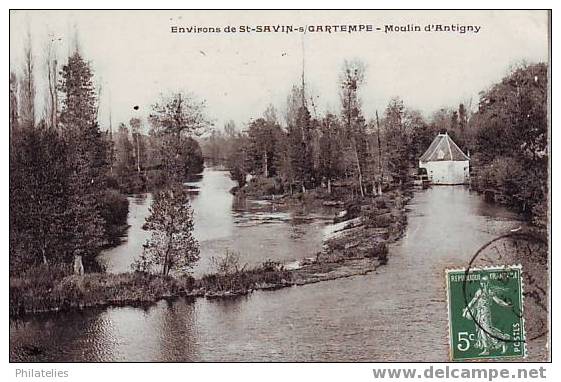 ST SAVIN  MOULIN D ANTIGNY  1913 - Saint Savin