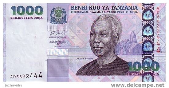 TANZANIE   1 000 Shillings   Non Daté (2003)   Pick 36     ***** BILLET  NEUF ***** - Tansania