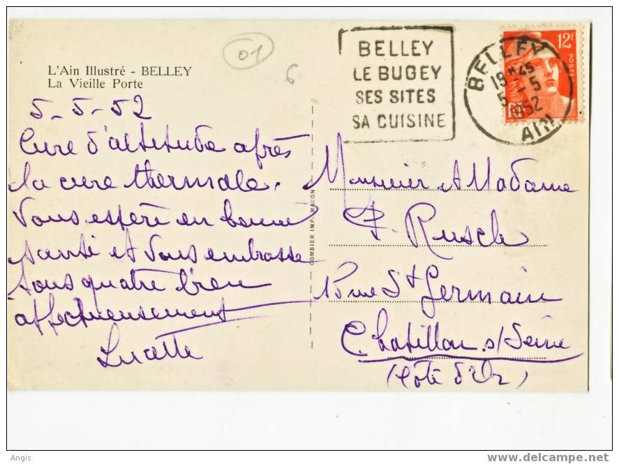 CPA---01---- BELLEY----VIEILLE PORTE - Belley