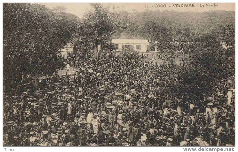 Togo.Atakpame.Le Marché. - Togo