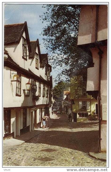 Angleterre, Norwich : Elm Hill (circulée) - Norwich