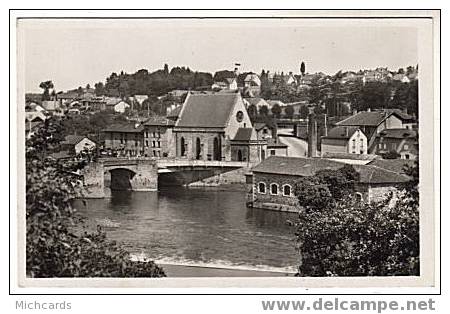 CPSM 87 ST JUNIEN - Pont Du XIII Siecle Sur La Vienne Et Chapelle Notre Dame Du Pont - Saint Junien