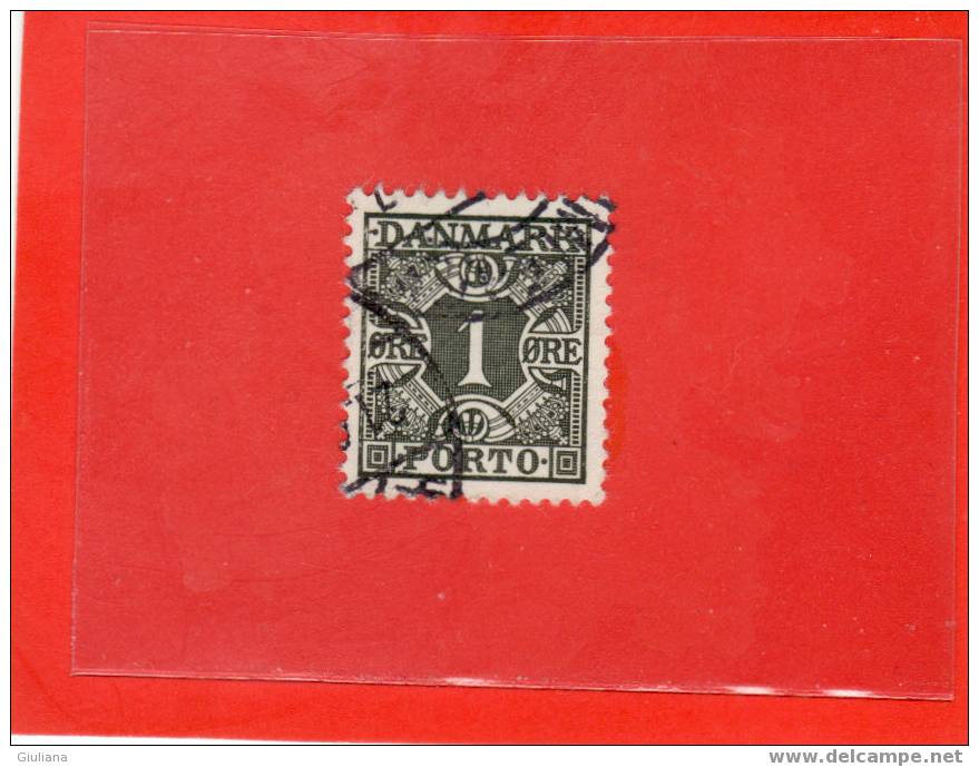 Danimarca - N. 27  Used (Unificato) 1934-55  Segnatasse - Postage Due