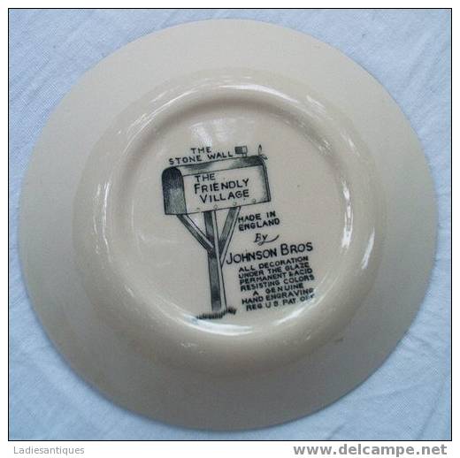 Johnson Bros The Friendly Village -  Little Plate - Petite Assiette - Klein Bordje - AS 398 - Zonder Classificatie