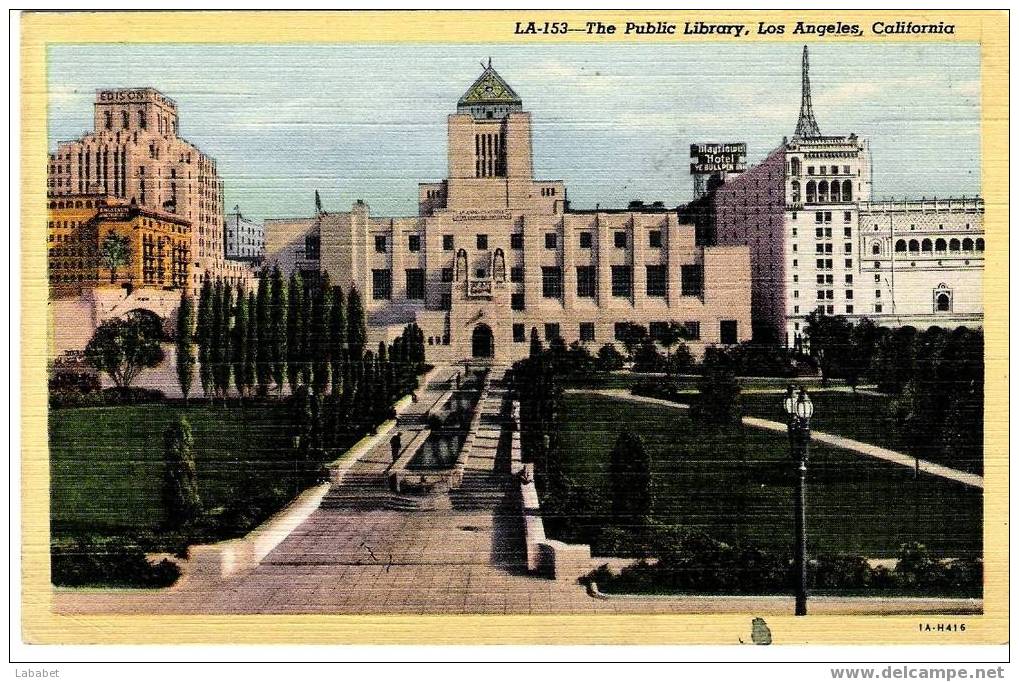 LA 153 THE PUBLIC LIBRARY - Los Angeles