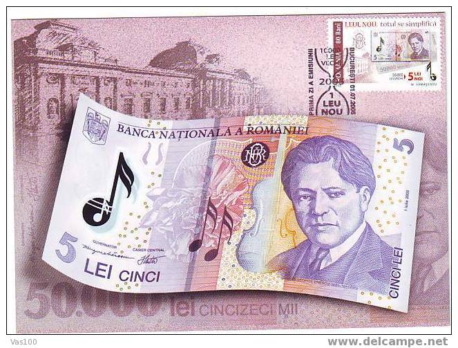 THE ROMANIAN COIN New 2005 MAXICARD. - Munten