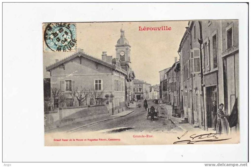 CPA--- 55----  LEROUVILLE----GRANDE-RUE - Lerouville