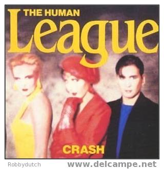 * LP * HUMAN LEAGUE - CRASH (1986 Ex-!!!) - Disco, Pop