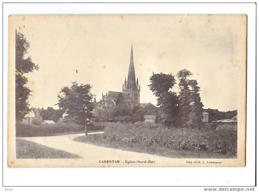 CPA--- 50-----Carentan----EGLISE - Carentan