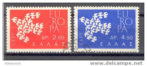 Grecia - Serie Completa Usata: Europa CEPT - 1961