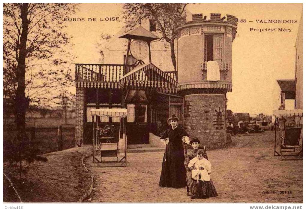 95 VALMONDOIS Bords De L'Oise N°188   Propriété Méry - Valmondois