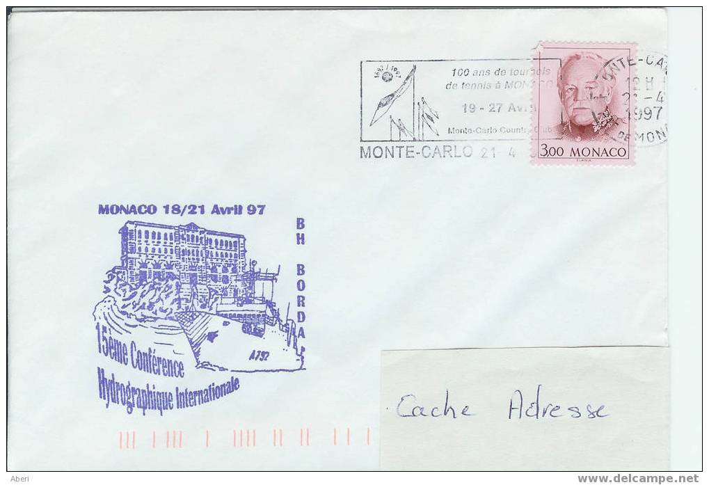 322  BH BORDA En Escale à Monaco - Postmarks