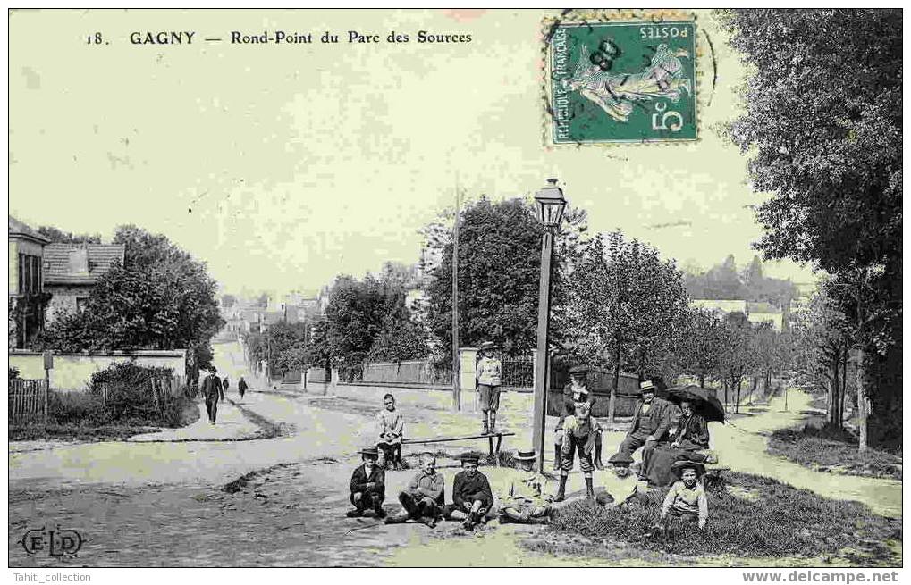 GAGNY - Rond-Point Du Parc Des Sources - Gagny