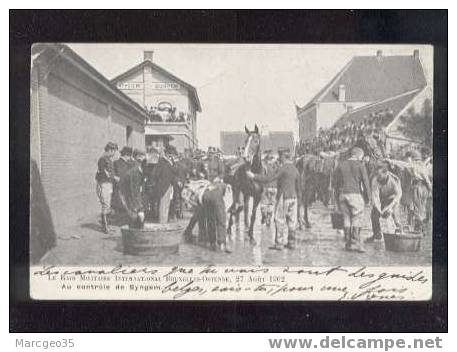 12363 Le Raid Militaire Inter.bruxelles Ostende En 1902 Contôle De Syngem  édit.vanderauwera - Zingem