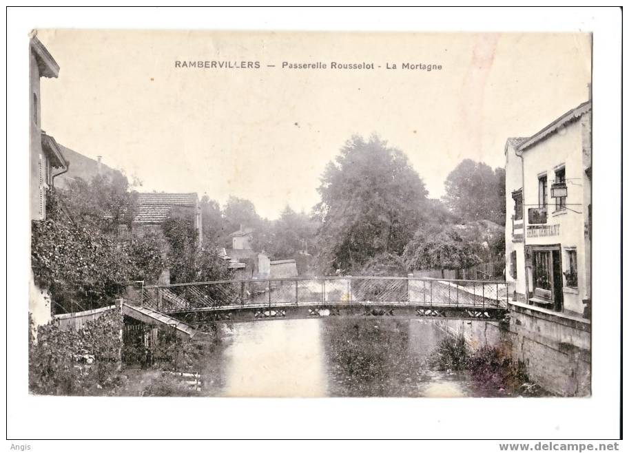 CPA--- 88----- Rambervillers ----PASSERELLE ROUSSELOT - Rambervillers