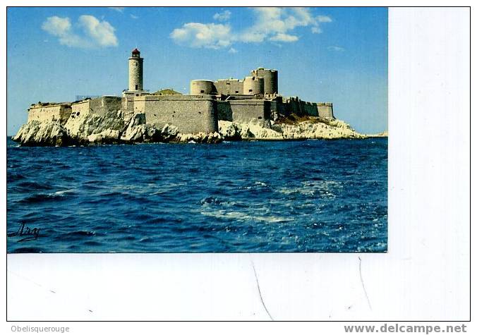 13 MARSEILLE CHATEAU D IF ARY TIMBRE N NO N ° 154 - Château D'If, Frioul, Islands...