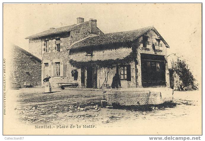 87 - HAUTE VIENNE - NANTIAT - PLACE De La MOTTE - PRECURSEUR Avant 1904 - Edit. GALLET - Nantiat