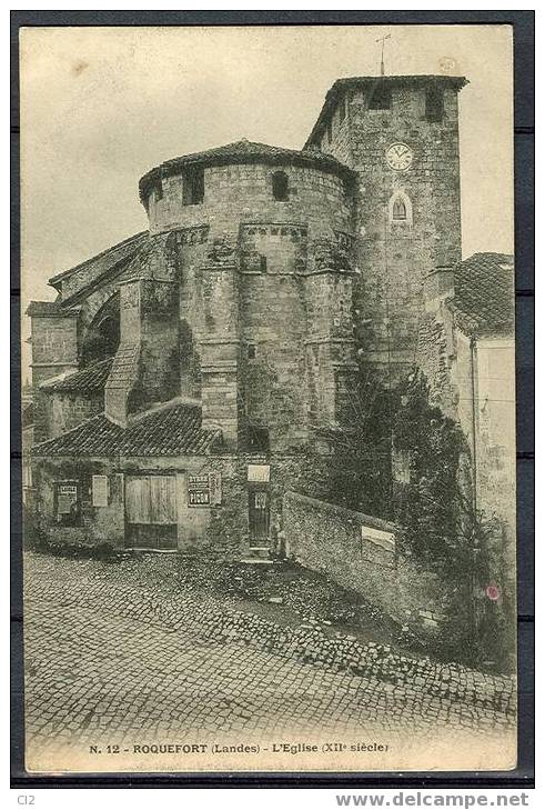 ROQUEFORT - L'Eglise (XIIe Siècle) - Roquefort