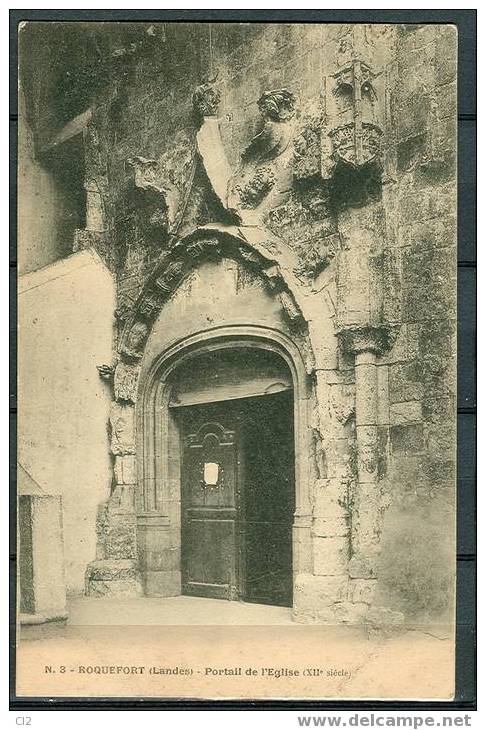 ROQUEFORT - Portail De L´Eglise (XIIe Siècle) - Roquefort