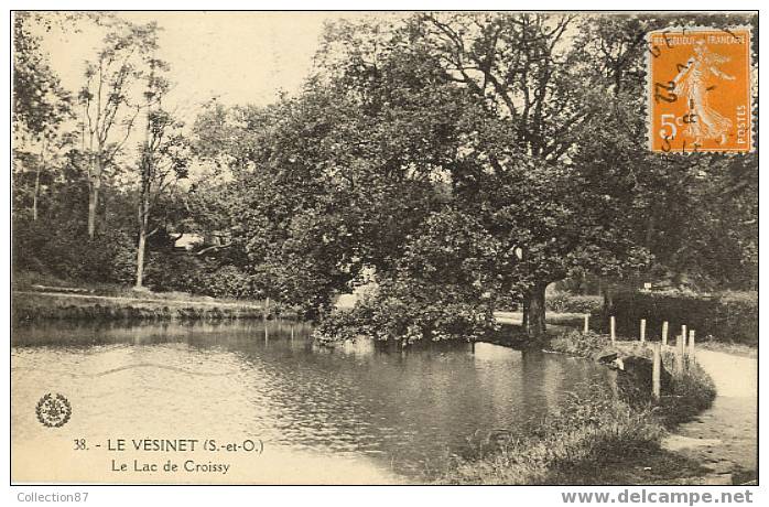 78 - YVELINES - LE VESINET - LE LAC De CROISSY - Edit. L'ABEILLE 38 - Le Vésinet