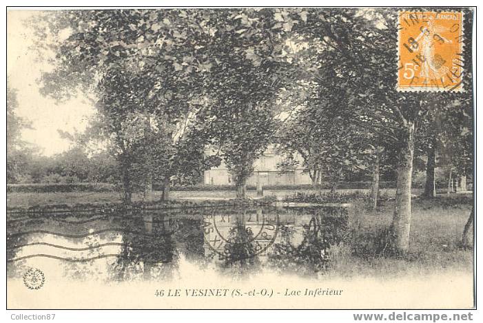 78 - YVELINES - LE VESINET - LAC INFERIEUR - Edit. L´ABEILLE 46 - Le Vésinet